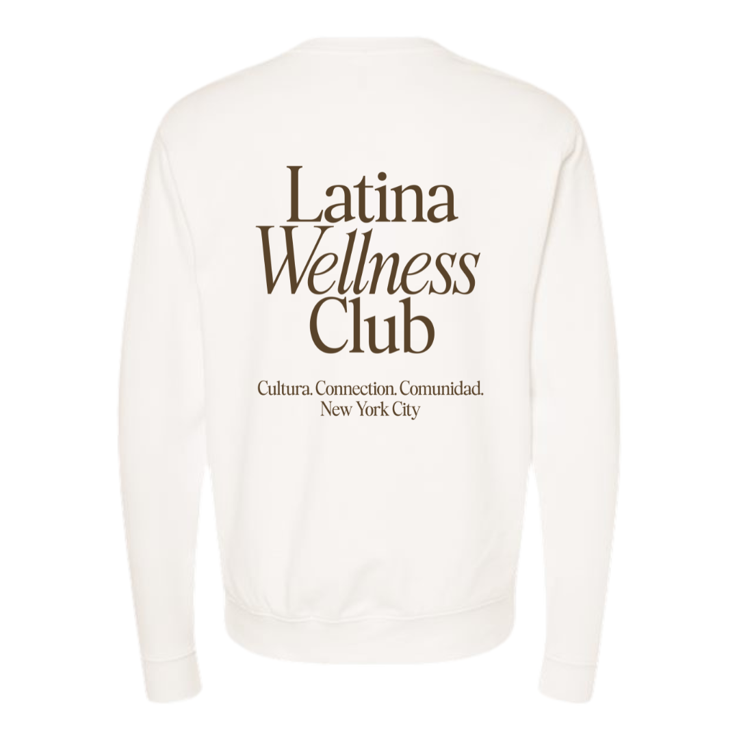 Latina Wellness Club Crewneck - Cream