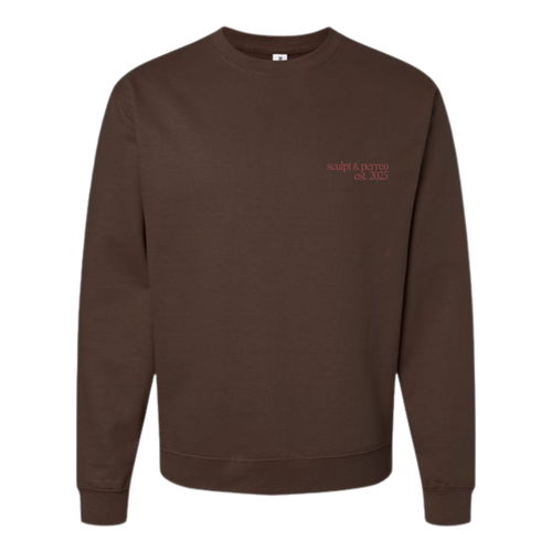 Latina Wellness Club Crewneck - Brown