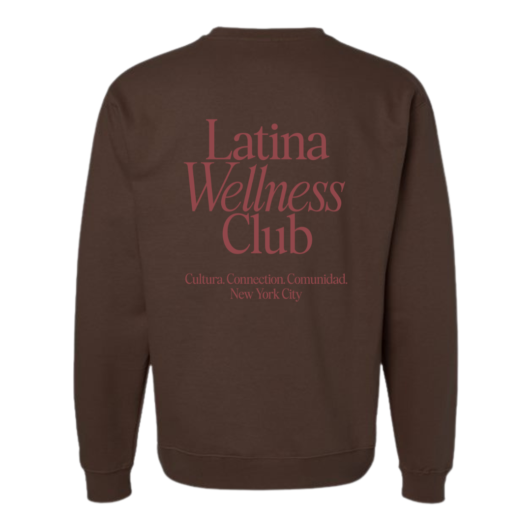 Latina Wellness Club Crewneck - Brown