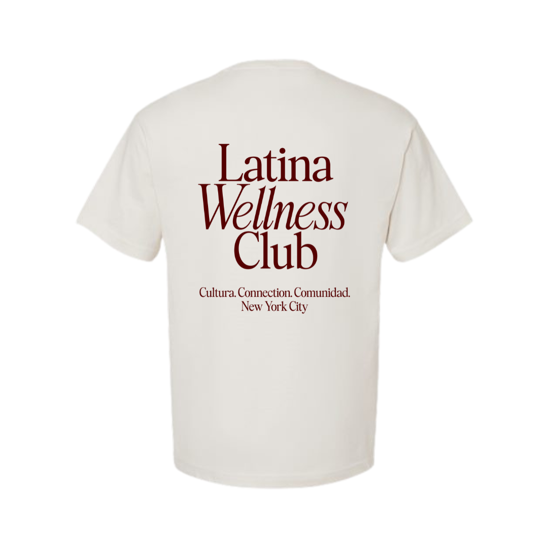 Latina Wellness Club Tee - Off White