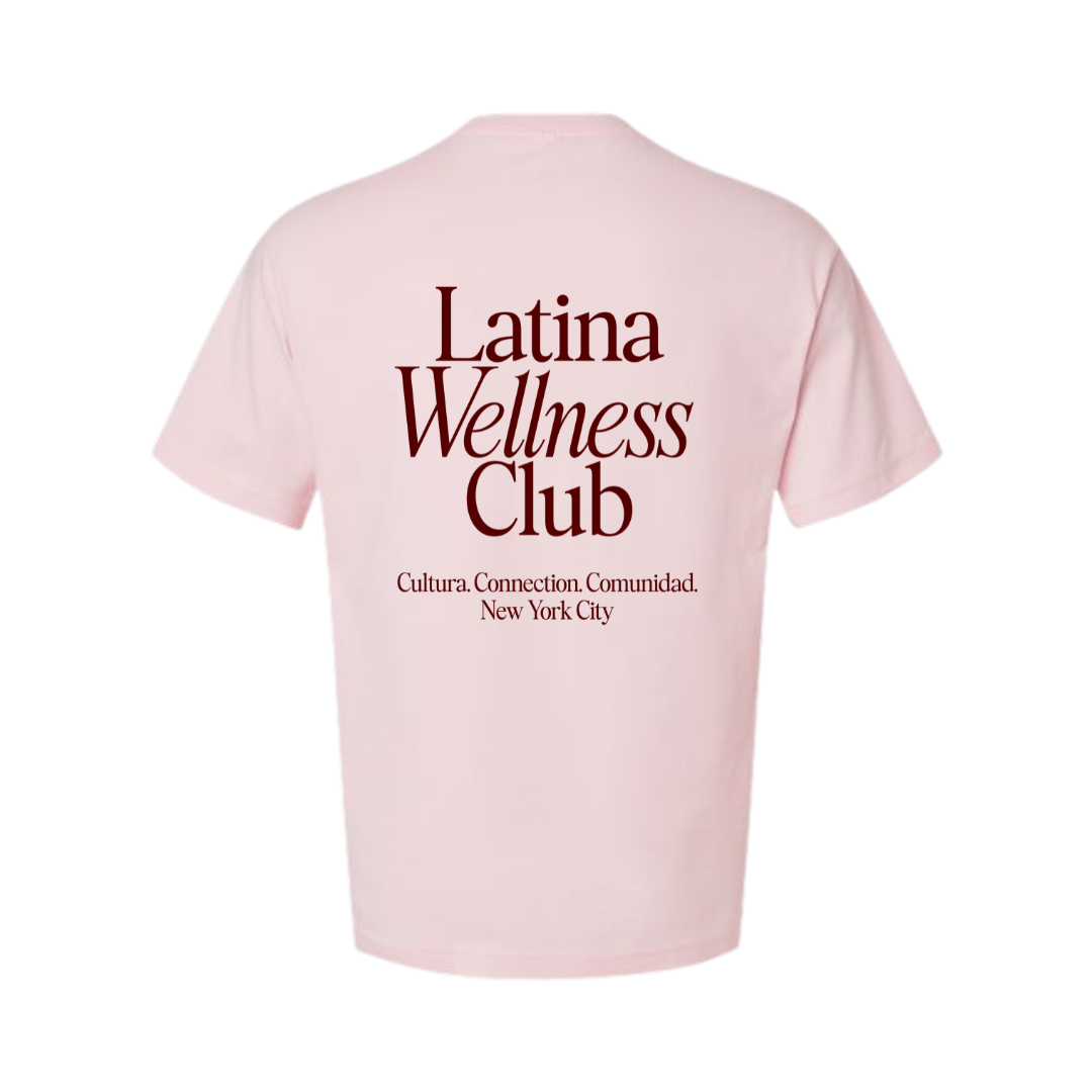 Latina Wellness Club Tee - Pink